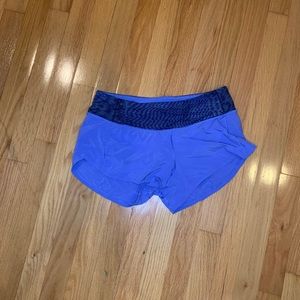 Lulu Lemon Purple Speed Up Shorts